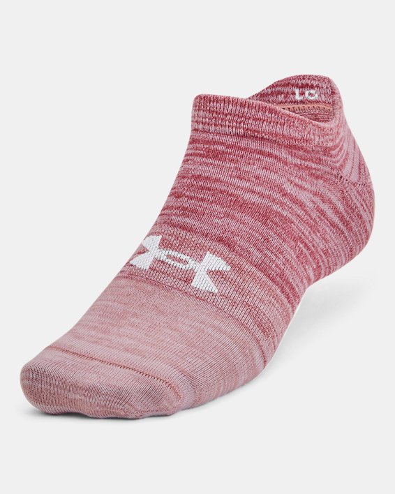 Lot de 3 paires de chaussettes invisibles UA Essential unisexes, Pink, pdpMainDesktop image number 1